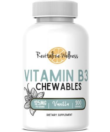Revitalize Wellness Bundle | Fine Powder Vitamin C 454 Servings and Vitamin B3 Chewables (Vanilla) 300 Servings - Buy Online on GoSupps.com