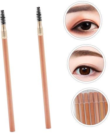 Healeved 2pcs Double Ended Eyebrow Pencil with Brush Dark Brown Eyebrow Pencils Eyebrow Drawing Pencils Wood - Buy Online on GoSupps.com