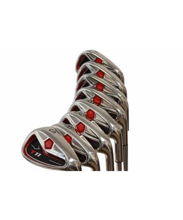 Big Tall Extra Custom Made Long XL XXL Irons Golf Clubs Power Back T11 +2" Iron Set: 4, 5, 6, 7, 8, 9, Pw + Free Sw (Matching Sand Wedge)