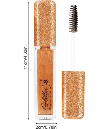 Sparkly Mascara | 0.21 Oz Waterproof Long Lasting Shiny Diamond Mascara Thickening Dazzling Lash Makeup for and Wedding Sritob 3 - Buy Online on GoSupps.com