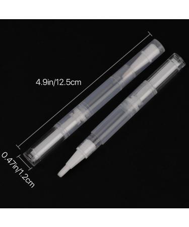 VANANA 20Pcs Transparent Twist Pens 3ml Nail Twist Pens Empty Transparent Nail Oil Pen with Brush Empty Cuticle Oil Pen Cosmetic Container Pen for Lip Gloss Eyelash Growth Liquid - Buy Online on GoSupps.com