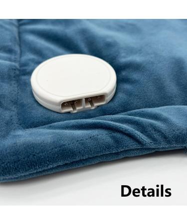 Electric Shoulder Heating Pillows | Weighted Neck Warmer with 5 Heat Levels & 4 Timers | Ideal for Men Women & Seniors | 55 x 48 cm - Buy Online on GoSupps.com