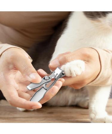 Nail Clippers Ultra Toe with Catcher Anti Splash Steel Heavy Duty Thick Nail Cutter Wide Jaw Toenail Fingernail Silver - Buy Online on GoSupps.com