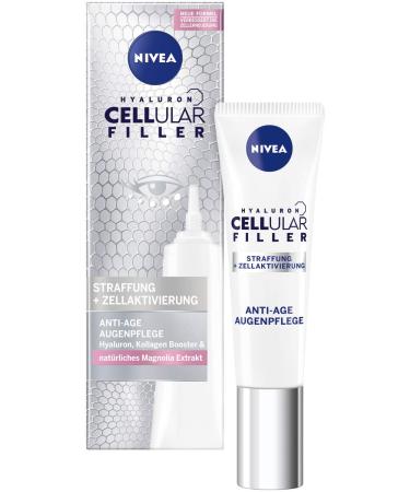 Nivea HYALURON CELLular FILLER Anti-Age Eye Care 15 ml 15 g (1 pack) - Buy Online on GoSupps.com