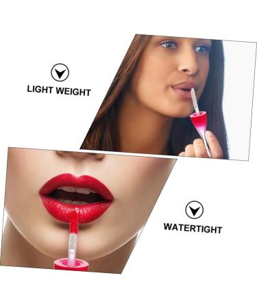 LIFKOME 24 pi ces Lip Gloss Tubes Empty Plastic Lip Bottles Wine Glass Shape And Makeup Artists Portable Transparent Set - Buy Online on GoSupps.com