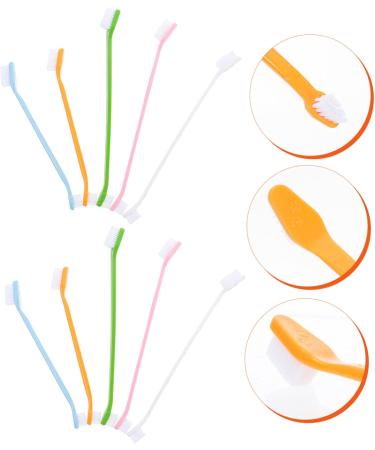 Housoutil 30 pcs Cat Small Cleaning Oral Tooth Nylon Portable Handheld Dual-head Dog Teeth for Pets Pet Clean 1 count (Pack of 1) Assorted Colorx3pcs - Buy Online on GoSupps.com
