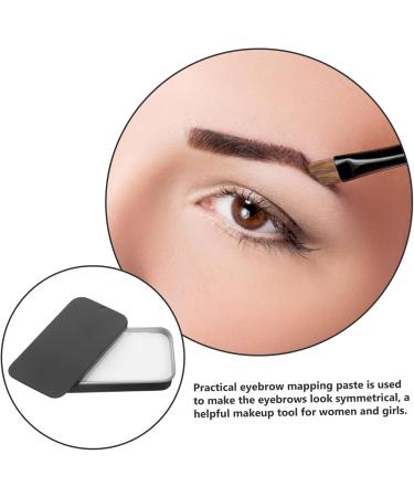 Healvian Brow Contour Paste Eyebrow Makeup Tools Brow Mapping Aluminum Box 1 count (Pack of 1) Black - Buy Online on GoSupps.com