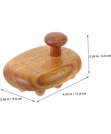 Gogogmy Wooden Massage Brush Set - 2-Piece Massage Tools for Body & Hair | Eco-Friendly Wooden Combs & Massagers - Buy Online on GoSupps.com