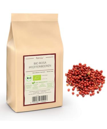200g organic pink pepper - whole Schinus berries from Brazil for mortar or mill