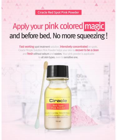 Ciracle Red Spot Pink Powder 0.5oz - Targeted Acne Treatment - Buy Online on GoSupps.com