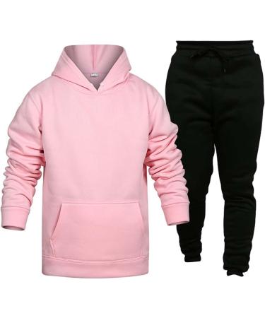 Hanxiulin Men's Training Suit - Casual Jogging & Sports Zipper Pants & Sweatshirt in Pink Size 3XL | International Shipping Available - Buy Online on GoSupps.com