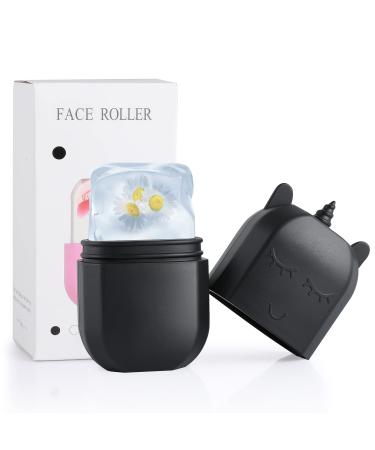 Ice Face Roller Ice Roller for Face and Eye Upgrated Leakproof Ice Facial Roller Facial Beauty Ice Roller Skin Care Tools Ice Facial Cube Shrink Pores & Enhance Skin Glow & Tighten Skin