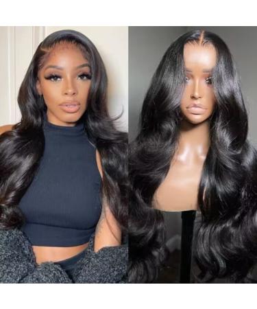 UNICE Body Wave Pre Cut Glueless Lace Front Wig 16 HD Human Hair 150% Density - Breathable Cap Beginner Friendly - Buy Online on GoSupps.com