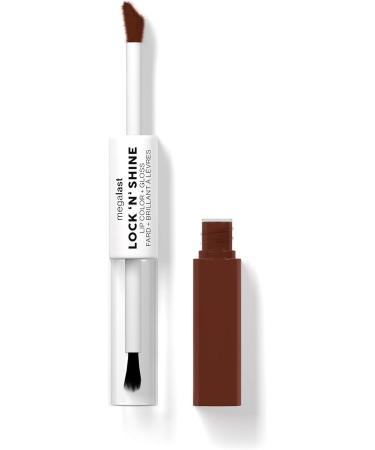 Wet n Wild Megalast Lock n' Shine Dual-Ended Lip Color & Clear Gloss - Affogato Dreams - Buy Online on GoSupps.com
