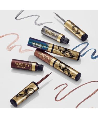 Eveline Cosmetics Variete Long Lasting Glitter Eyeliner Waterproof 24 Hour Wear Quick Dry Formula in 4 Vibrant Colors - Buy Online on GoSupps.com