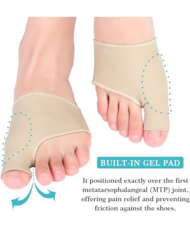 Bunion Foot Sleeve - Corrective Toe Straightener & Pain Relief for Hallux Valgus, Hammer Toe - Bunion Corrector Socks - Buy Online on GoSupps.com