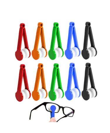 Nitaiun 10 pieces of glasses cleaning brush cleaning brush mini glasses soft brush cleaning clip Portible glasses wiping tool glasses cleaner for glasses sunglasses 5 colors (10 pieces) - Buy Online on GoSupps.com