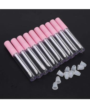 Brrnoo 10-Pack Refillable Lip Gloss Bottles | DIY Empty Lip Balm Containers | Travel Makeup Accessories (2.5 ml Each) - Buy Online on GoSupps.com