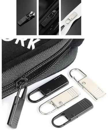 10pcs Metal Zipper Pull Tabs - Durable Zipper Tags for Bags Clothes Coats Jackets & Backpacks | International Shipping - Buy Online on GoSupps.com