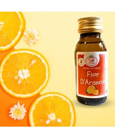 20tipici Natural Wort For Desserts 60 ml - orange blossom aroma 60 ml - Natural spice for desserts for Neapolitan Pastiera Sicilian cannoli converted orange cake apple pie
