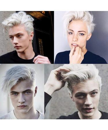 Temporary White Hair Color Wax for Instant Hairstyle Change - Ideal for Parties, Cosplay, and Dates - Men and Women Friendly - Buy Online on GoSupps.com