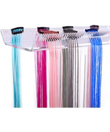 Hair Extension Stand Acrylic Hair Extension Hanger Transparent Sectioning Display Hair Extension Holder for Salon Home - Buy Online on GoSupps.com