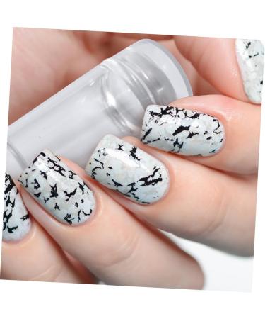 FRCOLOR 4 Fully Transparent Handle with Lid Silicone Seal Nails Kits Nail Art Stamper Manicure Rubber Stamp Decked Accessories Manicure Stamper Nail Kits Peg Board Plastic Child With Cover 6X3cm Transparent Color - Buy Online on GoSupps.com