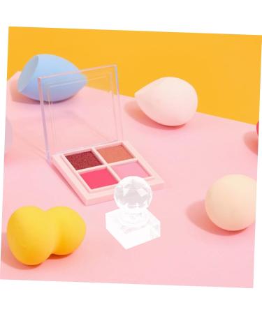 FOMIYES Eye Shadow Plate Powder Stamper Eye Shadow Stamp Tool Eyeshadow Pressing Stamper Powder Seal Acrylic 3.00X1.85X1.85CM Transparent - Buy Online on GoSupps.com
