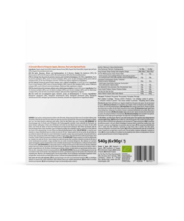 Mama Bear Organic Vegetable Mix - Apple Pear Banana & Apricot | Vegetarian 90g (Pack of 6) - International Shipping Available - Buy Online on GoSupps.com