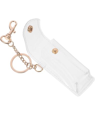 Clear Lip Balm Holder Keychain - 4Pcs Stylish Lipstick Holder for Easy Carry | Shop Internationally - Buy Online on GoSupps.com