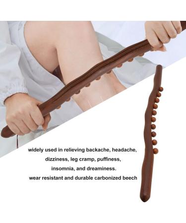 Health Acupuncture Massage Tab - Relaxing Muscle-Friendly Massage Stick for Foot Hand Back Belly Shoulder | Wooden Scraper & Roller for Optimal Relaxation - Buy Online on GoSupps.com