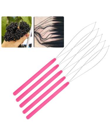 Lightweight Pulling Loop Needle Set - 5pcs 9.5cm & 12.3cm Hook Tool for Hair Extensions (Blue) - International Shipping Available - Buy Online on GoSupps.com