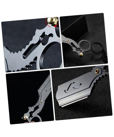 MERRYHAPY 1PC Hair Cutting Razor for Men | Manual Shaving Clippers & Trimming Tool | Multipurpose Foldable Shaver with Razor Oil Holder - Buy Online on GoSupps.com