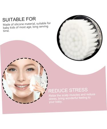 Ipetboom Silicone Face Cleansing Brush - Multi-Function Exfoliating Scrubber & Massager for Deep Clean - White - Buy Online on GoSupps.com