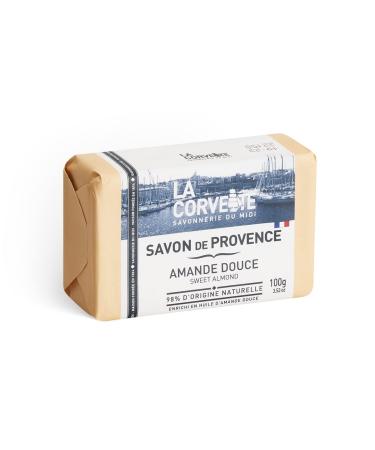Buy La Corvette Sweet Almond Soap - 100g | Luxurious Natural Cleansing | International Shipping - Buy Online on GoSupps.com