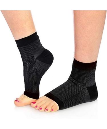 Feifanshop Ankle Bandage - 2 Pairs Compression Socks for Men & Women | Plantar Fasciitis Support Sports & Fitness - Buy Online on GoSupps.com