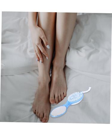 Healeved 4 1 Foot File Pad Foot Scrubber Stone Pedicure Foot File Pumice Stone Nails Cleaner Fingernail Scrub Brush Foot Pumice Foot Exfoliator Handle Nail Brush Foot Multifunction - Buy Online on GoSupps.com