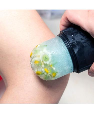 Buy Ice Roller & Silicone Ice Cube Mold - Gua Sha Massager for Soothing Puffy Eyes & Tightening Skin | Beauty Care Tool (Black) - International Shipping Available - Buy Online on GoSupps.com