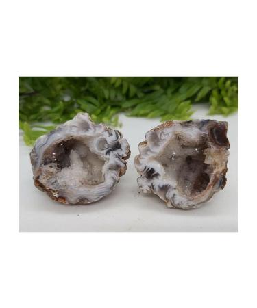 Stone 50g-60g Natural Agate Crystal Geode Set Creative Truth Love Stone Balance Gemstone Decoration ningxiao