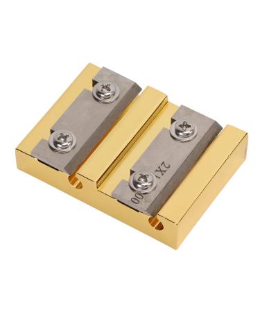Jiayouy Violin Peg Reels Violin Peg Reels Shaver Shaver Violin Making Tools Golden Zinc Alloy Luthier Tools With Professional Blades 2 Hole Violin For Making New Violin Tuning Pegs (Cyllde)