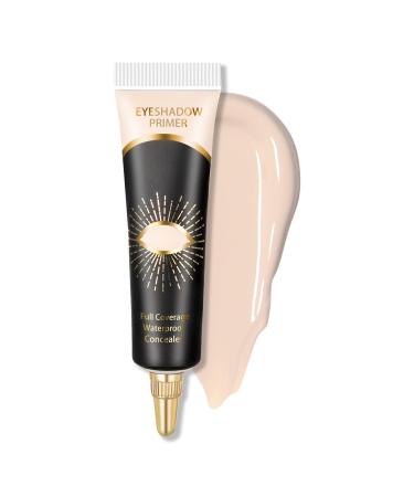 Erinde Eye Primer Eyeshadow Base Matte Eyelid Primer Makeup Nude Cream Eye Shadow Primer for Mature Skin Waterproof Long-Lasting Makeup Primer For Face Cruelty-Free 01 IVORY
