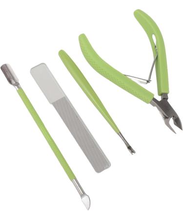 Nail Clipper Set Portable Nail Scissors Grooming Kit Stainless Steel Multifunctional Manicure Tool Set for Home Shop Travel (Green) - Buy Online on GoSupps.com