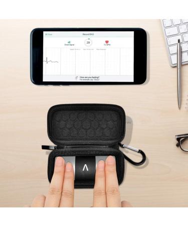 Case Compatible with AliveCor KardiaMobile Personal EKG| Kardia Mobile 6L EKG Device and Heart Monitor| Snap ECG Monitor for Apple and Android Device Black - Buy Online on GoSupps.com