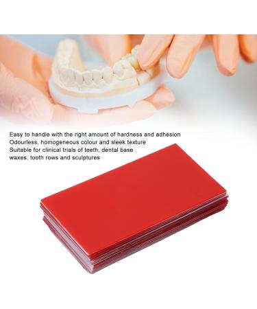15 Pieces Dental Base Plate Wax - Utility Bite Wax Prosthetic Casting Wax 1.5mm Thick Red Toothwax for False Teeth - Buy Online on GoSupps.com