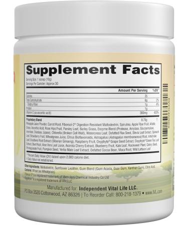IVL - All Day Energy Greens - Supplement Powder Mix Drink Greens Powder Superfood - Super Greens Blend for Optimal Nutrition Energy & Digestion Superfood Boost(Fruity Flavor) - Buy Online on GoSupps.com