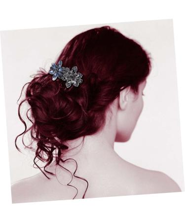 minkissy Rhinestone Headpiece Rhinestone Barrettes Rhinestone Hair Clip Crystal Headpiece Hair Barrette Crystal Hair Clips Elegant Hair Clips Aquamarine Grace - Buy Online on GoSupps.com