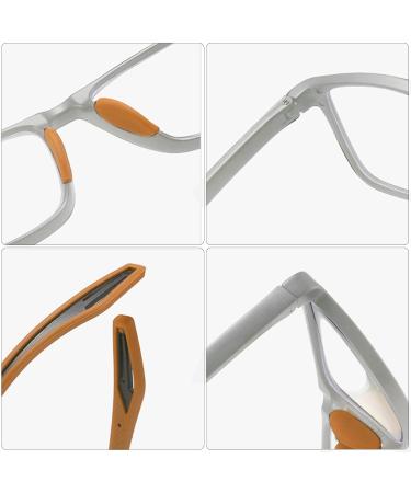 Kyaoayo Anti-Blue Light Reading Glasses - Ultra-Light Self-Tinting Varifocals for Men & Women - UV Protection Sports Glasses - Gray & Yellow 2.5x - Buy Online on GoSupps.com