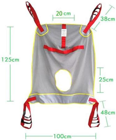 Full Body Patient Lift Sling Elderly Sitting Transfer Belt Lifting Aid Commode Sling Safe Lift Heavy Duty Transfer Sling Four Point Support Full Body Sling (Size : L) Large - Buy Online on GoSupps.com