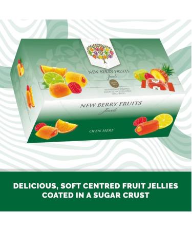 New Berry Fruits Jewels Assorted Soft-Centered Fruit Jellies Delightful Individually Wrapped (Pack of 3) - Buy Online on GoSupps.com