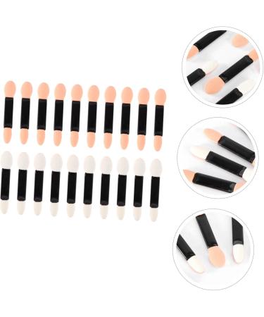 SKISUNO Eye Shadow Sponge Applicator 20pcs Small Eyeshadow Size Woman Lady Double-headed Makeup Female Disposable Brush for - Buy Online on GoSupps.com